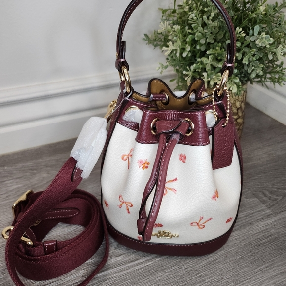 Coach Crossbody Bucket Bag - Picture 9 of 10